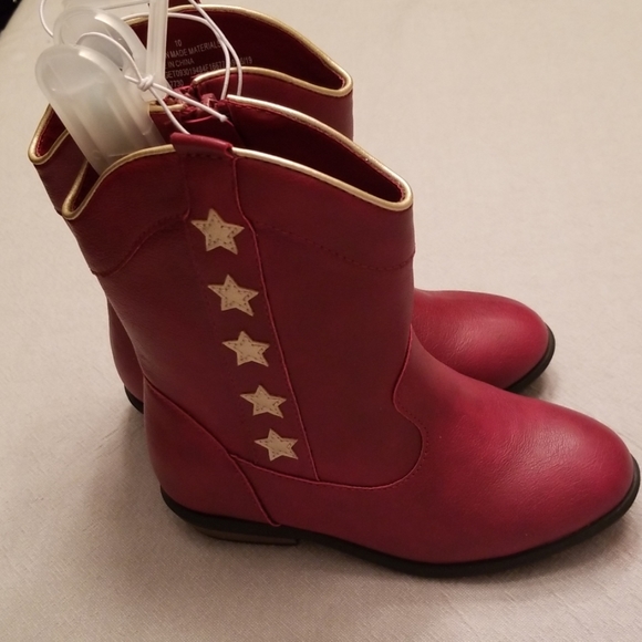 Cat & Jack Shoes 5 Ratedtoddlergirls Red Cowboy Western Boots Poshmark